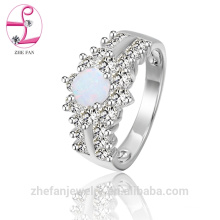 Manufactory wholesale crazy opal jewelry designs solid rhodium jewelry